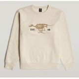 G-Star RAW - D27095-D733-1603 - Trui - Beige - Casual - Katoen