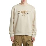 G-Star RAW - D27095-D733-1603 - Trui - Beige - Casual - Katoen