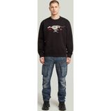 Running Dog - Back Graphic - Sweater - Zwart - Heren