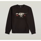 Running Dog - Back Graphic - Sweater - Zwart - Heren