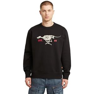 Running Dog - Back Graphic - Sweater - Zwart - Heren