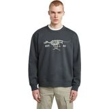 G-star - Meefic Qlt Jas - Jack - Zwart - 100% Polyester - Waterafstotend