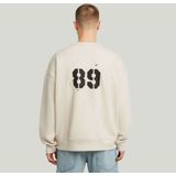Sprayed - 89 Graphic Loose - Sweater - Wit