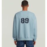 G-star - Sprayed 89 - Sweatshirt - Loose Fit - Ronde Hals - Grafische Details