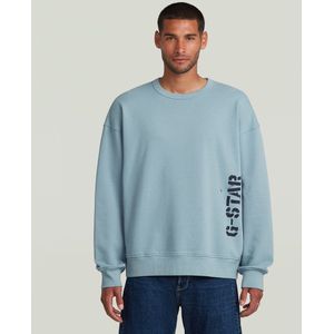 G-star - Sprayed 89 - Sweatshirt - Loose Fit - Ronde Hals - Grafische Details