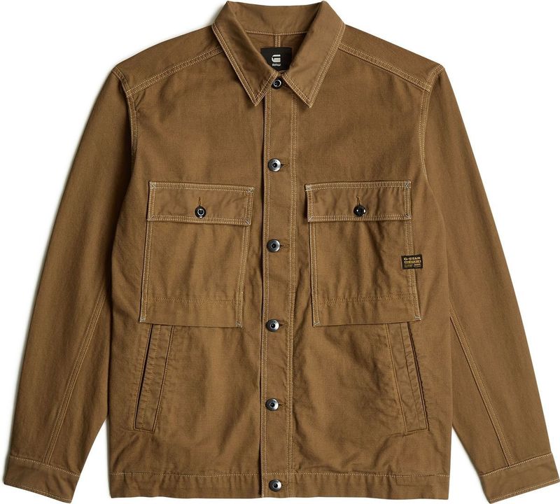 Mosa - Overshirt - Bruin - Heren
