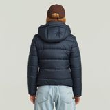 Veste - Meefic - Blauw - Met Afneembare Capuchon - Cordon van Verstelbare Sluiting