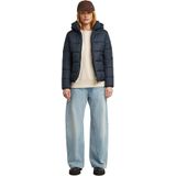 Veste - Meefic - Blauw - Met Afneembare Capuchon - Cordon van Verstelbare Sluiting