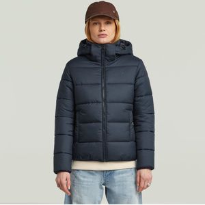 Veste - Meefic - Blauw - Met Afneembare Capuchon - Cordon van Verstelbare Sluiting