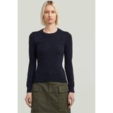 G-star - 3D Biker Knit - Trui - Lichtgewicht - Slim Fit