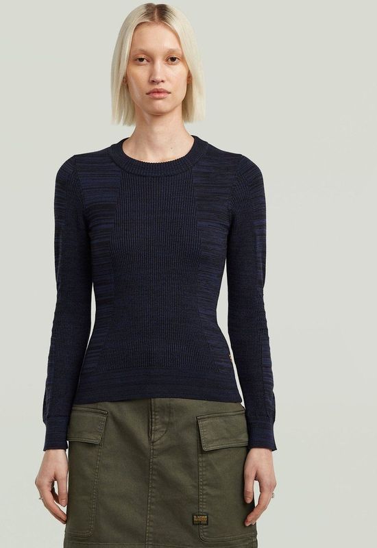 G-star - 3D Biker Knit - Trui - Lichtgewicht - Slim Fit