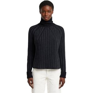 Gebreide pullover met opstaande kraag