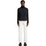 Washed Loose Turtle Knit wmn, Zwart (Dk Black Gd D27172-d630-b564), XS