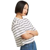 A-Line Stripe Boxy - T-shirt - Meerkleurig - Dames