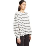 G-STAR - Shirt - Zwart/Wit - Oversized - Lange Mouw - Gestreept