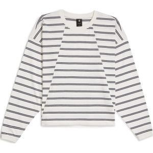 G-STAR - Shirt - Zwart/Wit - Oversized - Lange Mouw - Gestreept