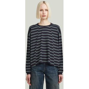 A Line - Oversized T-shirt - Meerkleurig - Lange Mouwen - 100% Biologisch Katoen