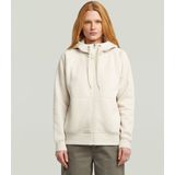 G-Star - Premium Core 2.1 Zip Thru - Sweatshirt - Beige - Biologisch Katoen