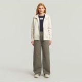 G-Star - Premium Core 2.1 Zip Thru - Sweatshirt - Beige - Biologisch Katoen