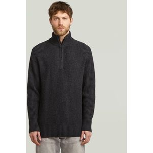 Essential Half Zip Gebreide Trui - Meerkleurig - Heren