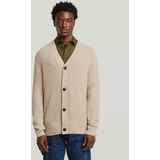 Essential Gebreid Vest - Beige - Heren