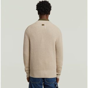 Essential Gebreid Vest - Beige - Heren