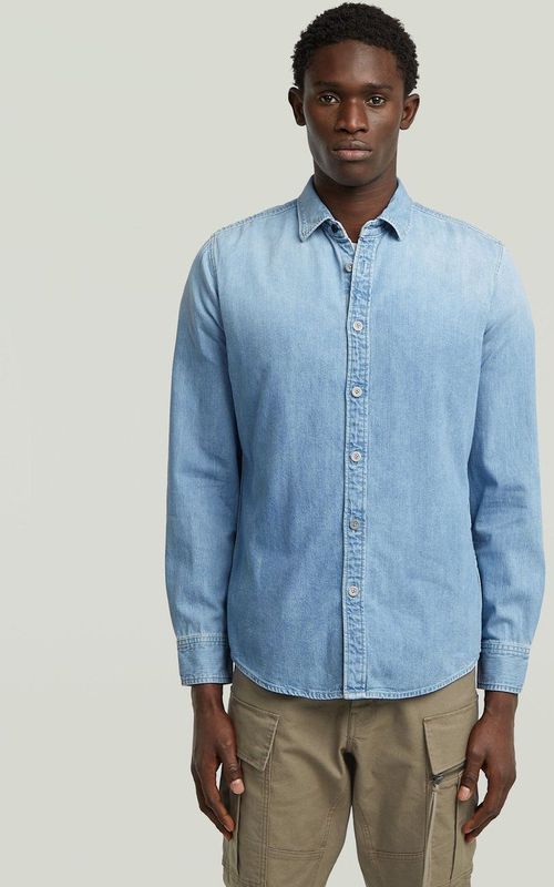 G-Star - Clean Slim Fit - Overhemd - Lange Mouwen