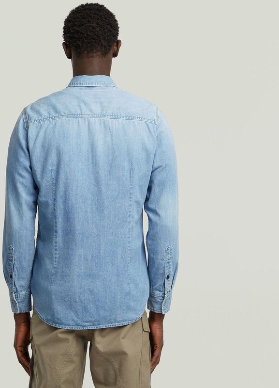 G-Star - Clean Slim Fit - Overhemd - Lange Mouwen