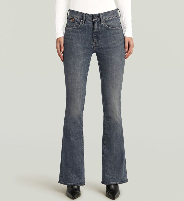 3301 Flare Jeans - Donkerblauw - Dames