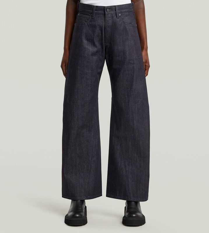 Contor - Wide Jeans - Donkerblauw - Dames - Anatomic Denim Collectie