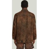 Regular fit jack in leerlook, model 'Chore'