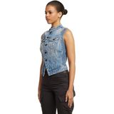 Pitched Hem Slim - Vest - Mouwloos - Dames