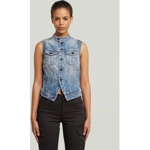 Pitched Hem Slim - Vest - Mouwloos - Dames
