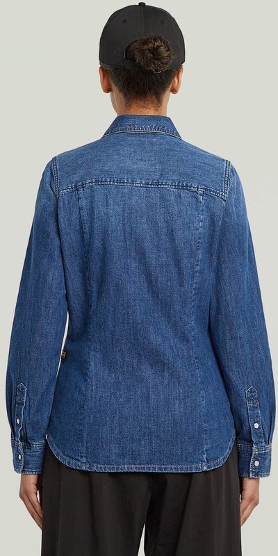 G-star - Western Slim Fit - Overhemd - Lange Mouwen