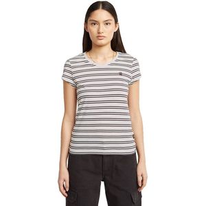 G-star - Eyben Stripe 2.0 - T-shirt - Slim Fit - Korte Mouwen - V-hals