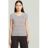 G-star - Eyben Stripe 2.0 - T-shirt - Slim Fit - Korte Mouwen - V-hals