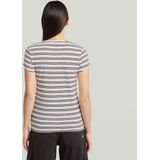 G-star - Eyben Stripe 2.0 - T-shirt - Slim Fit - Korte Mouwen - V-hals
