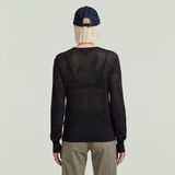 G-star - Pointelle - Trui - Normale Pasvorm - Cropped Lengte