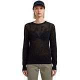 G-star - Pointelle - Trui - Normale Pasvorm - Cropped Lengte