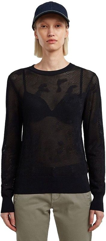 G-star - Pointelle - Trui - Normale Pasvorm - Cropped Lengte