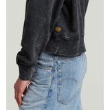 G-star - Washed A-Line Script - Hoodie - Oversized - Met Capuchon