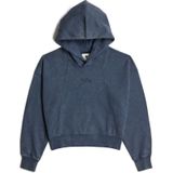 Washed A-Line Script - Hoodie - Donkerblauw - Dames