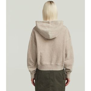 G-Star - D27726-D969-H714 - Hoodie - Beige - Gewassen A-lijn - Katoen - Lange Mouwen