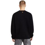 G - G Logo Relaxed - Gebreide Pullover - Zwart - Heren