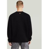 G - G Logo Relaxed - Gebreide Pullover - Zwart - Heren
