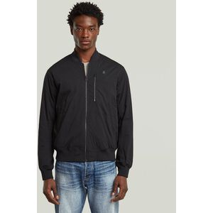 Tech Bomber - Zwart - Bodywarmer - Opstaande Kraag - Rits