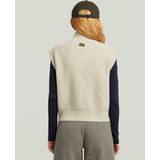 G-STAR - Gebreide Bodywarmer - Beige