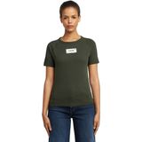 G-STAR - Shirt - Antraciet - Kwartmouw - Normale Pasvorm