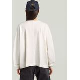 G-Star RAW - Shirt - Milk - Lange Mouwen - Oversized Fit