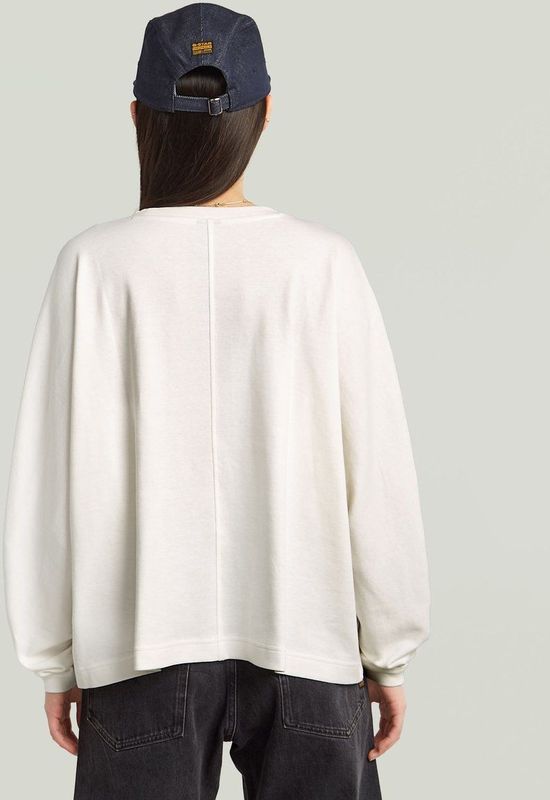 G-Star RAW - Shirt - Milk - Lange Mouwen - Oversized Fit